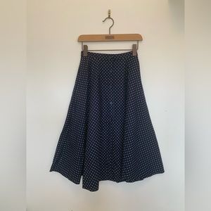 UNIQLO A-Line Polkadot Skirt